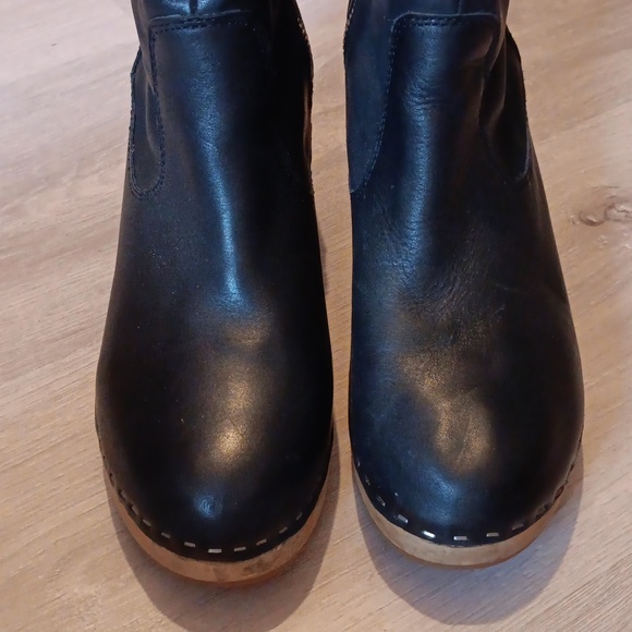 Steve Madden black leather Olaaf booties - Picture 2 of 6